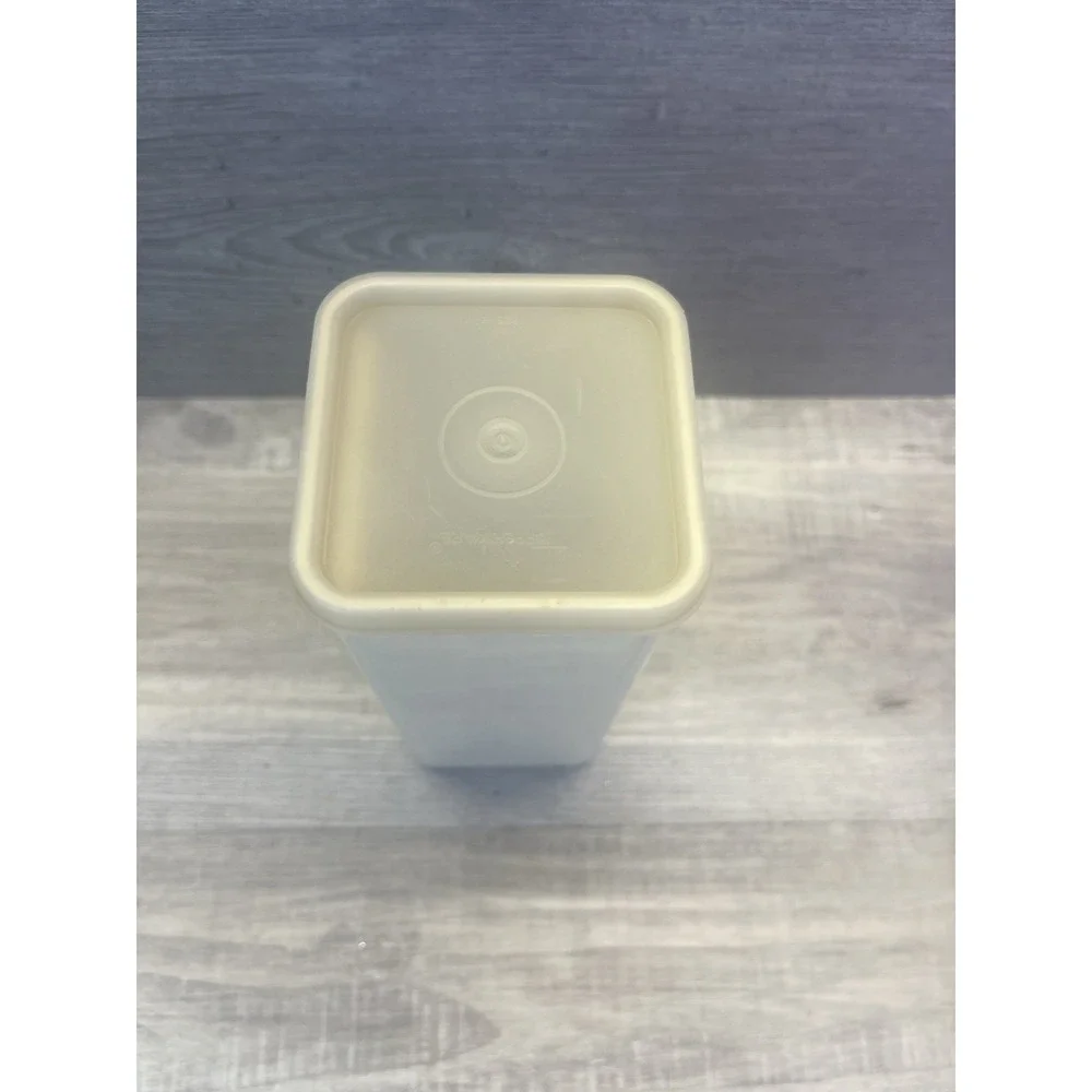 Vtg TUPPERWARE 1827 Cheese Butter Cracker Keeper w/Tray 1828 & Clear Lid 1829